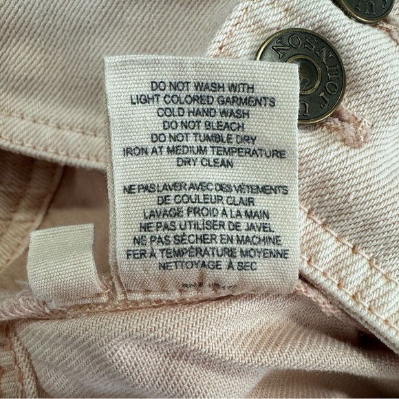 Ulla Johnson Alvin High Waist Denim Shorts Sweetbriar Pink Acid - Picture 11 of 13